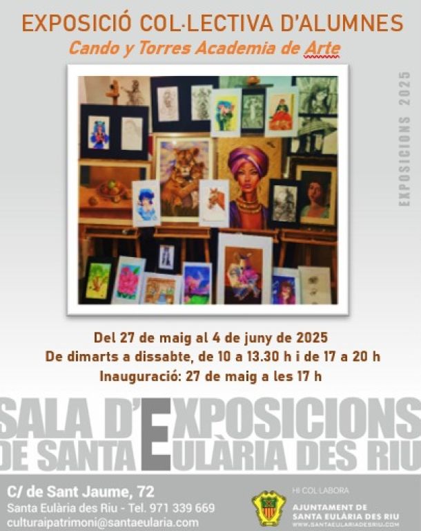 Exhibition by students of the Cando y Torres Academy