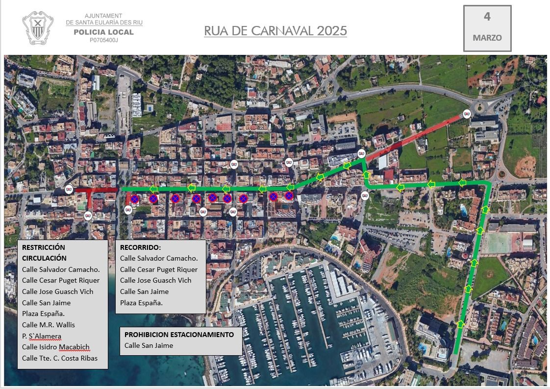 2025 recorrido carnaval