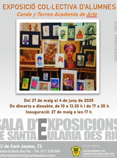 Exhibition by students of the Cando y Torres Academy