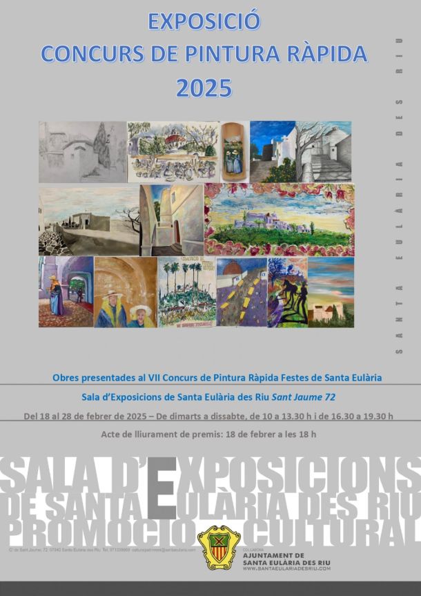 Exposición: Concurso de pintura rápida 2025