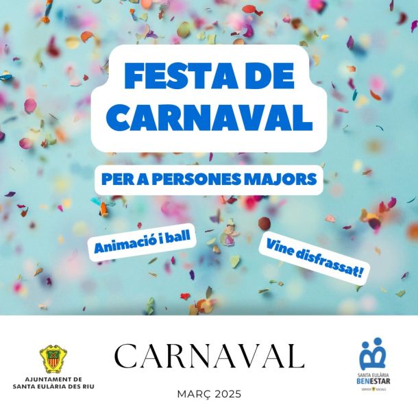 Fiesta de carnaval para personas mayores