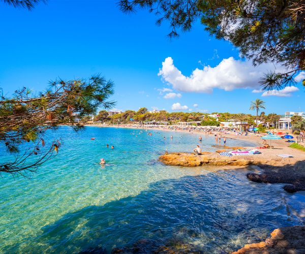 Es Canar / Cala Llonga beach Santa Eulària des Riu