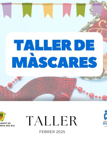 Taller de máscaras para personas mayores