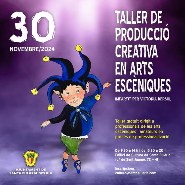 Taller de producción creativa en artes escénicas