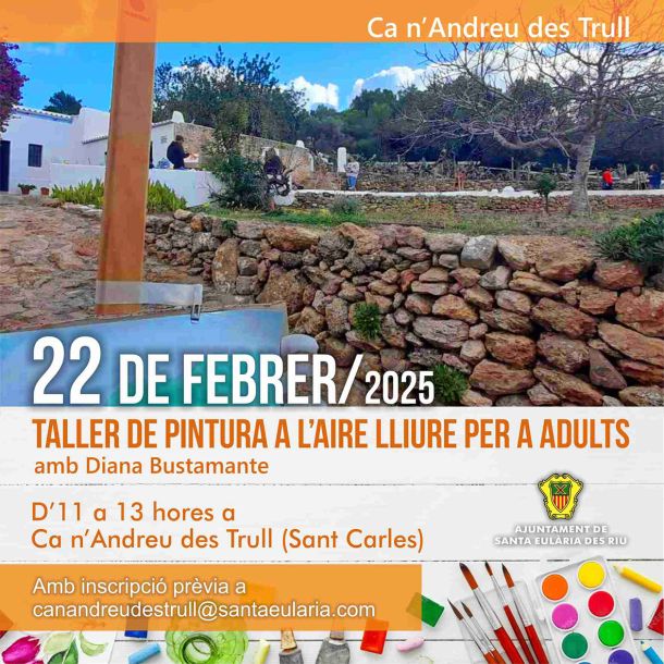 Taller de pintura al aire libre para adultos