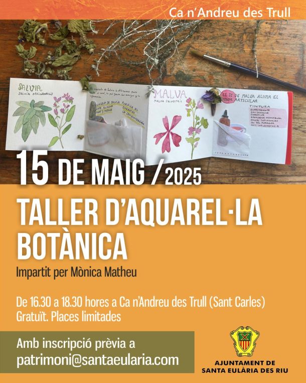 (PLAZAS AGOTADAS) Taller de acuarela botánica